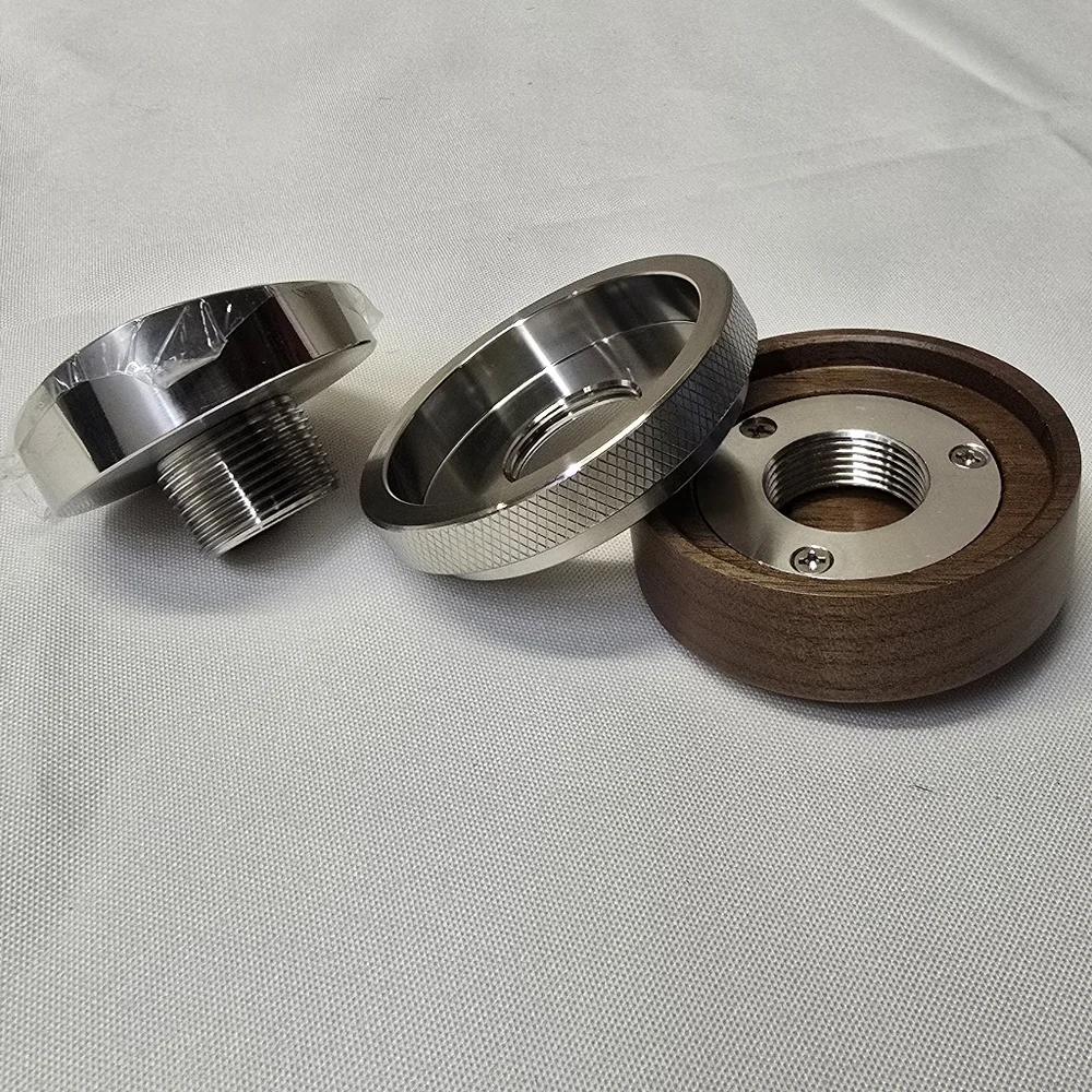 Knodos Coffee Espresso Distributor Tool Adjustable Wooden 54mm NEW Box Breville - Picture 3 of 3